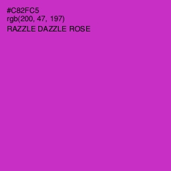 #C82FC5 - Razzle Dazzle Rose Color Image