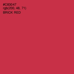 #C83047 - Brick Red Color Image