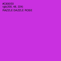 #C830E0 - Razzle Dazzle Rose Color Image