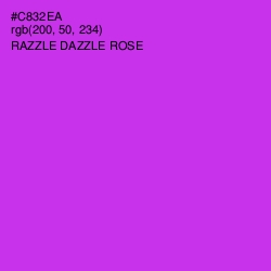 #C832EA - Razzle Dazzle Rose Color Image