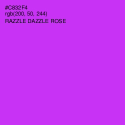 #C832F4 - Razzle Dazzle Rose Color Image