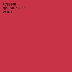 #C83348 - Brick Red Color Image