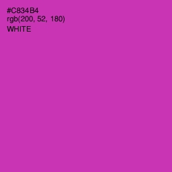 #C834B4 - Cerise Color Image