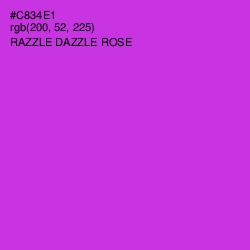 #C834E1 - Razzle Dazzle Rose Color Image