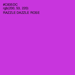 #C835DC - Razzle Dazzle Rose Color Image