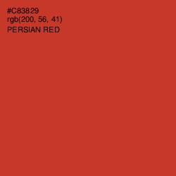 #C83829 - Persian Red Color Image