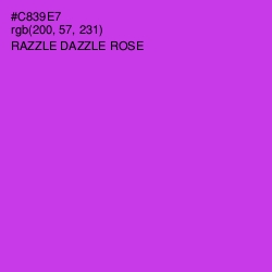 #C839E7 - Razzle Dazzle Rose Color Image