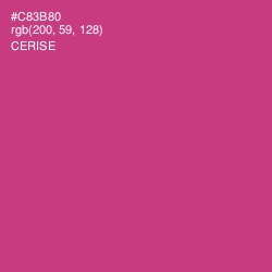 #C83B80 - Cerise Color Image