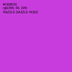 #C83BDC - Razzle Dazzle Rose Color Image