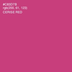 #C83D7B - Cerise Red Color Image