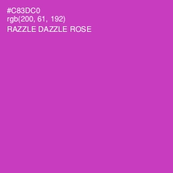 #C83DC0 - Razzle Dazzle Rose Color Image