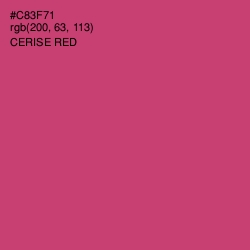 #C83F71 - Cerise Red Color Image