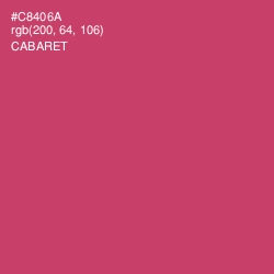 #C8406A - Cabaret Color Image