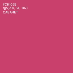 #C8406B - Cabaret Color Image