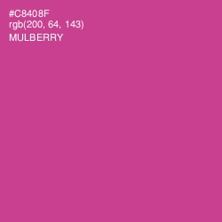 #C8408F - Mulberry Color Image