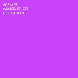 #C843FB - Heliotrope Color Image