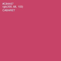 #C84467 - Cabaret Color Image