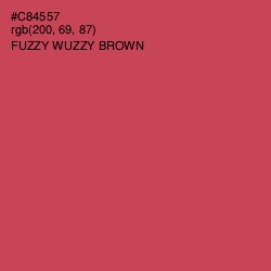 #C84557 - Fuzzy Wuzzy Brown Color Image