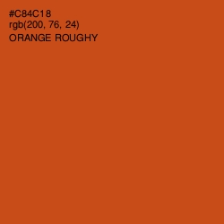 #C84C18 - Orange Roughy Color Image