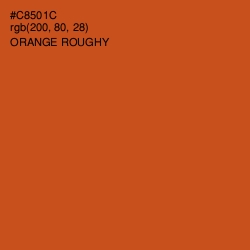 #C8501C - Orange Roughy Color Image