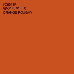 #C8511F - Orange Roughy Color Image