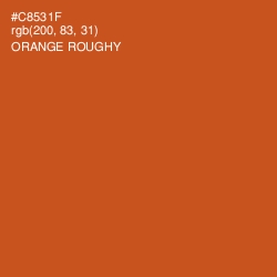#C8531F - Orange Roughy Color Image