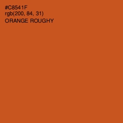 #C8541F - Orange Roughy Color Image