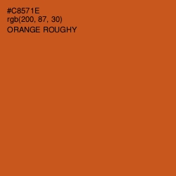 #C8571E - Orange Roughy Color Image