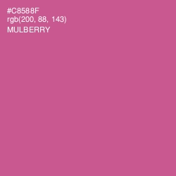 #C8588F - Mulberry Color Image
