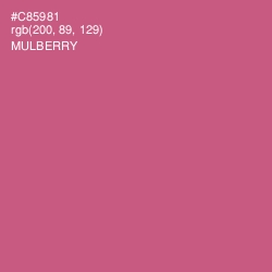 #C85981 - Mulberry Color Image