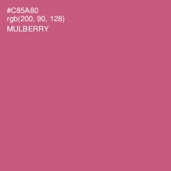 #C85A80 - Mulberry Color Image