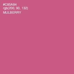 #C85A84 - Mulberry Color Image