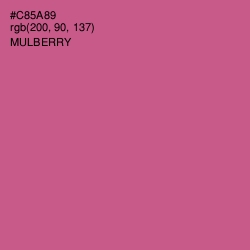 #C85A89 - Mulberry Color Image