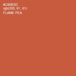 #C85B3D - Flame Pea Color Image