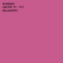 #C85B8D - Mulberry Color Image