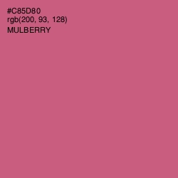 #C85D80 - Mulberry Color Image