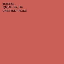 #C85F56 - Chestnut Rose Color Image