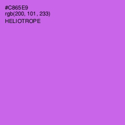 #C865E9 - Heliotrope Color Image