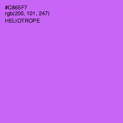 #C865F7 - Heliotrope Color Image