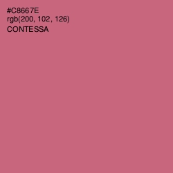 #C8667E - Contessa Color Image