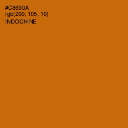 #C8690A - Indochine Color Image