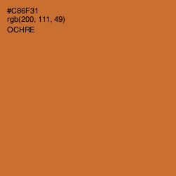 #C86F31 - Ochre Color Image