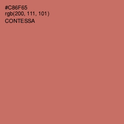 #C86F65 - Contessa Color Image