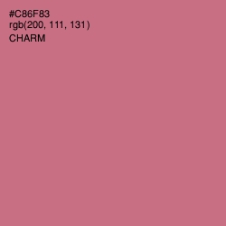 #C86F83 - Charm Color Image