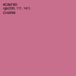 #C86F8D - Charm Color Image