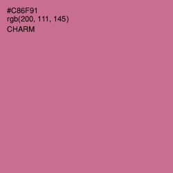 #C86F91 - Charm Color Image