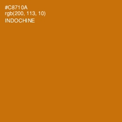 #C8710A - Indochine Color Image