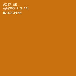 #C8710E - Indochine Color Image