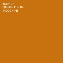 #C8710F - Indochine Color Image