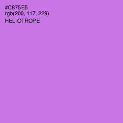 #C875E5 - Heliotrope Color Image